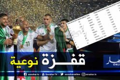 الخضر ثاني أفضل منتخب في العالم سنة 2019