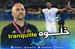 بلماضي: ” محرز يريد أن يكون لاعبا مثل الآخرين لا تضغطوا عليه كثيرا”
