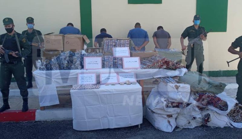 الوادي: الدرك يوقف شبكة تنقل المواد المهربة ويحجز مؤثرات عقلية ومفرقعات