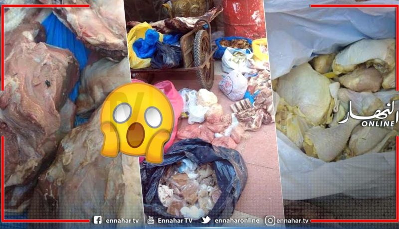 حجز لحوم واسماك فاسدة بمحلات ومطاعم في وهران (صور)