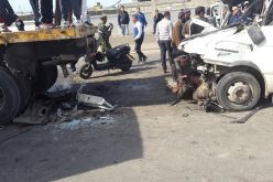 حادث مرور خطيرعلى مستوى الطريق السريع بالدار البيضاء في الجزائر