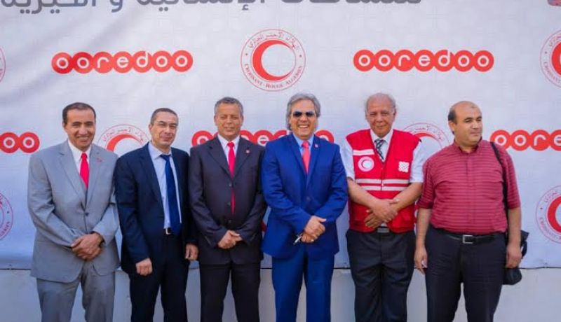 بالصور أوريدو يسلم الهلال الاحمر الجزائري 3 عيادات طبية متنقلة