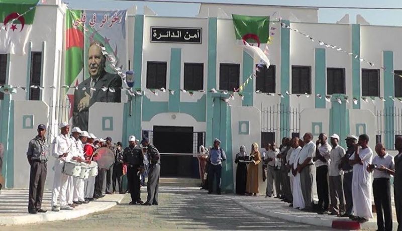 بالصور والي ولاية ورقلة يدشن المقرالجديد للأمن بدائرة مقارين