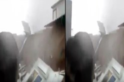 عاصفة مدمرة ترمي الحجر والشجر.. وتتسبب في جرح عامل ببجاية