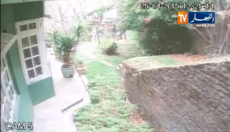 بالفيديو لحظة وقوع الهزة الارضية في نيبال