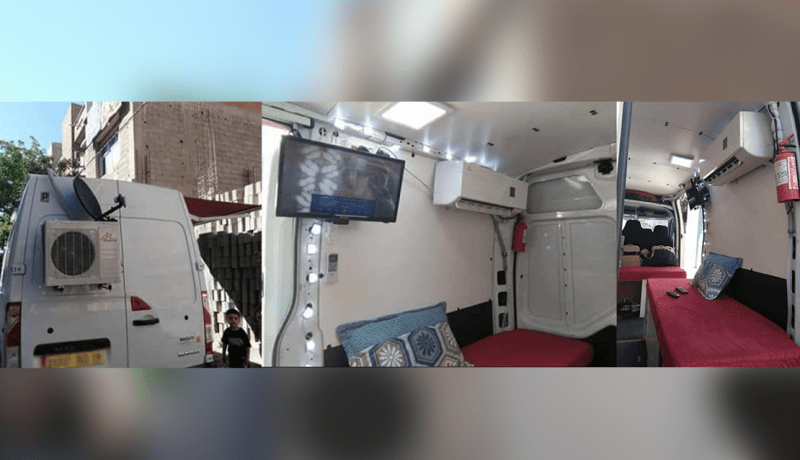 صور.. مركبة نفعية من نوع خاص لقضاء العطلة الصيفية