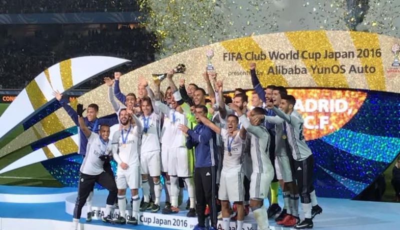 ريال مدريد الاسباني يفوز على كاشيما الياباني ويتوج باللقب