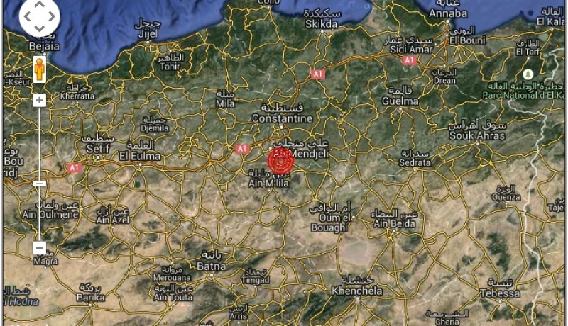 هزة أرضية بقوة 3درجات على سلم ريشتر بالخروب في قسنطينة