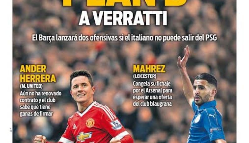 برشلونة يضع محرز بديلا لفيراتي