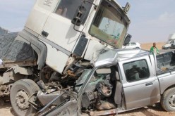 وفاة 4 اشخاص و إصابة شخص  بجروح بليغة في حادث مرور بالمنيعة