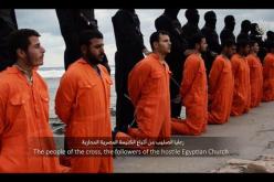 تسجيل مصور يظهر اعدام تنظيم الدولة الاسلامية لـ21 قبطيا مصريا في ليبيا ذبحا