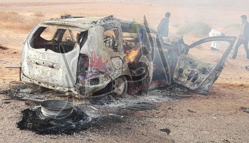 بالفيديو تفحم 5 اشخاص إثر حادث مرور خطير في غرداية