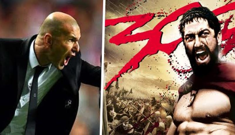 زيدان يستعين بالفيلم الملحمي “300” لتحفيز لاعبيه قبل مواجهة جوفنتوس