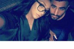 زوجة محرز تغازله برسالة رومانسية على أنستغرام