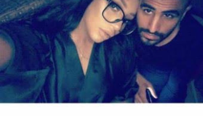 زوجة محرز تغازله برسالة رومانسية على أنستغرام