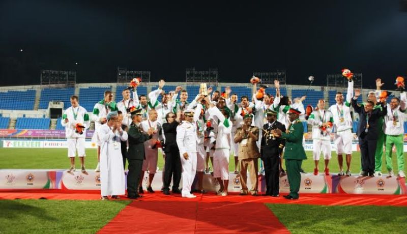 الرئيس بوتفليقة يهنئ المنتخب الوطني العسكري بعد فوزه بكأس العالم