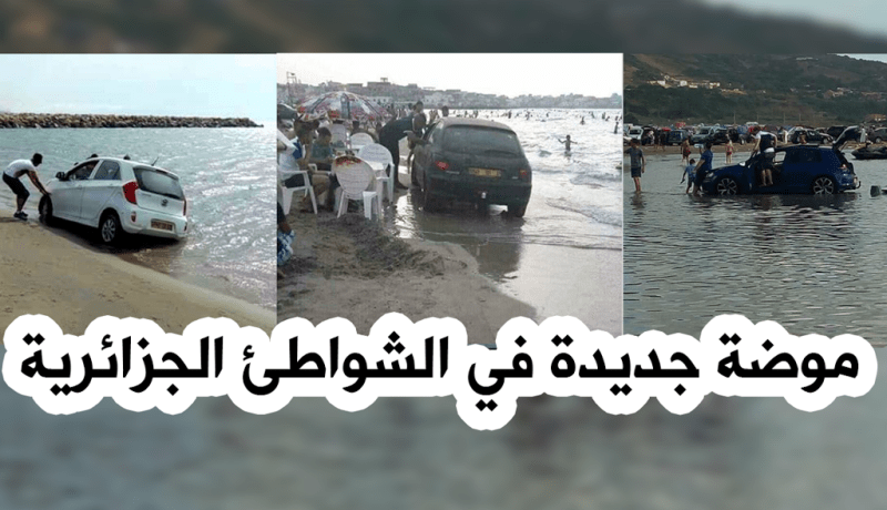 فيديو.. موضة جديدة في الشواطئ الجزائرية