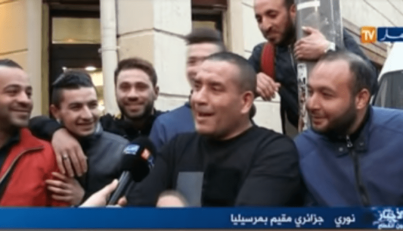 شاهد معاناة الحراقة الجزائريين في مرسيليا