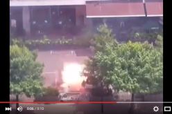 فيديو يرصد لحظة انفجار شخصين في الاعتداء الارهابي بجاكرتا