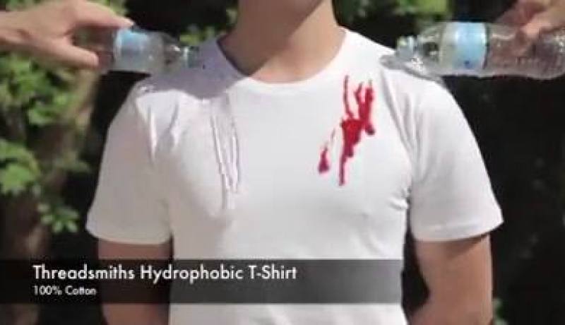 هل تصدق ان القميص الابيض لن يتسخ من الان فصاعدا