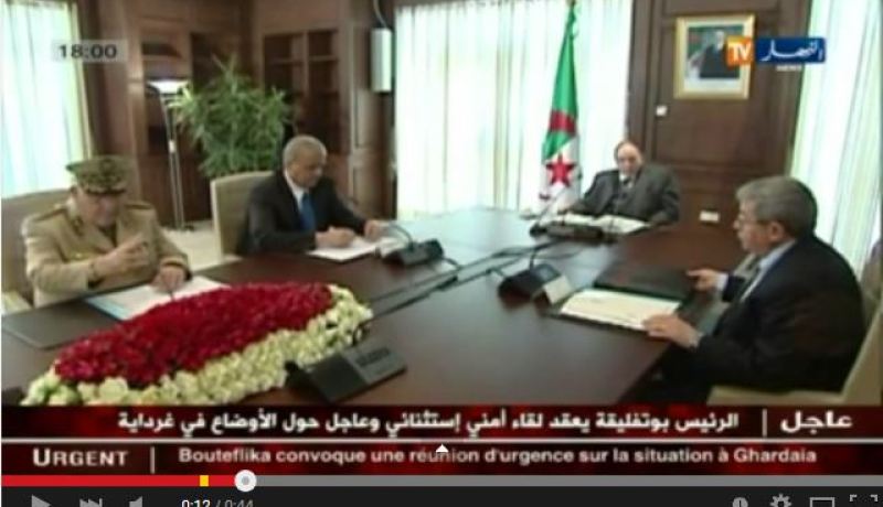 بوتفليقة يعقد اجتماعا طارئا بخصوص الأوضاع في غرداية