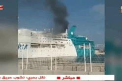 إصابة 3 أشخاص إثر حريق في عبّارة إسبانية متجهة لميناء مستغانم