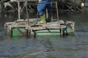 طرق بدائية لقطع وادي قبلي “حجرية” ولاية سكيكدة