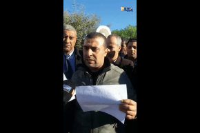 احتجاج مستفيدي LPA أمام مديرية السكن لولاية مستغانم