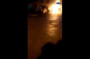 حريق مهول بالإقامة الجامعية “الكومبيس” في سيدي بلعباس