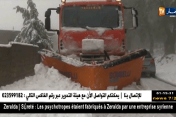 وضعية شبكة الطرقات الوطنية والولائية والبلدية مع إستمرار تساقط الثلوج