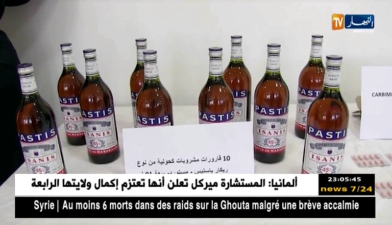 النعامة: حجز كمية من المشروبات الكحولية والأقراص المهلوسة