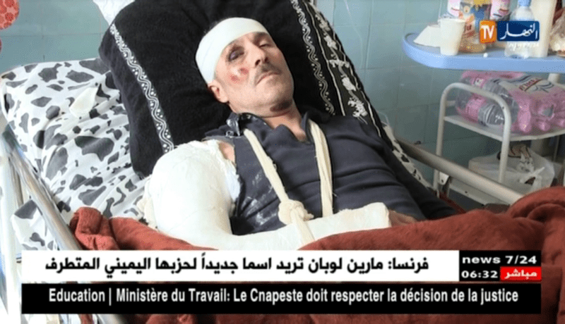 قسنطينة: النهار تزور الشرطي الذي تعرض لحادث خطير أثناء الدفاع عن حافلة من السطو