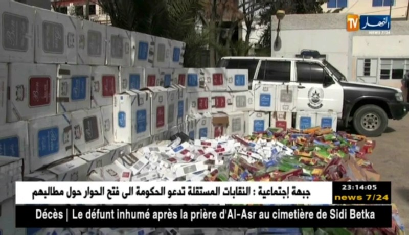 تبسة: حجز سجائر أجنبية مهربة وتبغ للشيشة بقيمة 7 ملايير سنتيم