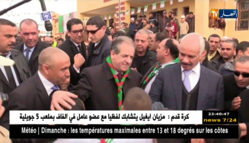 وزير الشباب و الرياضة الهادي ولد علي في زيارة عمل و تفقد لولاية الجلفة