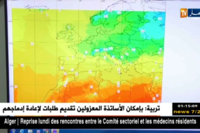 أحوال الطقس/ هوارية بن رقطة.. حالة الطقس للأيام القادمة بحول الله