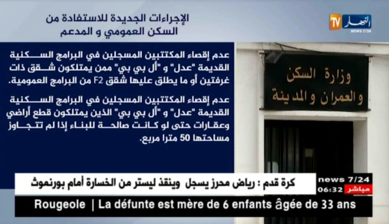 سكن: شقة F2 وF3 و 50 مترا مربع .. لن تقصي المكتتبين في AADL و LPP..