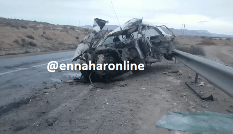 بالفيديو :3 ضحايا في حادث مرور خطير ببوسعادة