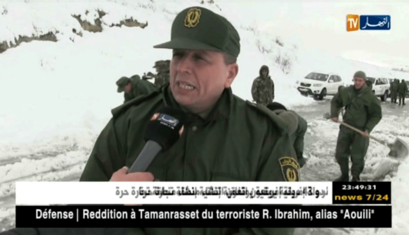 ميلة: الجيش الوطني الشعبي والدرك والحماية يتدخلون لمواجهة العاصفة الثلجية