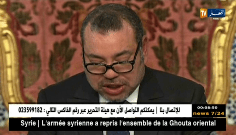 العاهل المغربي يعزي الرئيس بوتفليقة في شهداء الطائرة العسكرية