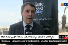 إيمانويل برنارد: الإتحاد الأوروبي يصدر للجزائر 11 الف طن من اللحوم