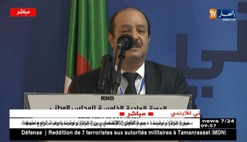 الأرندي يشيد بجهود الجيش في الحفاظ على الأمن والاستقرار
