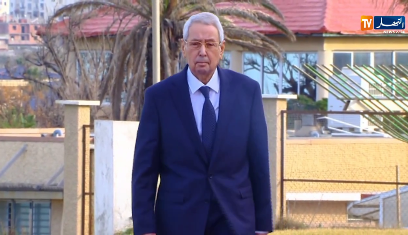 بن صالح يصل إلى قصر الأمم لتسليم المهام للرئيس عبد المجيد تبون
