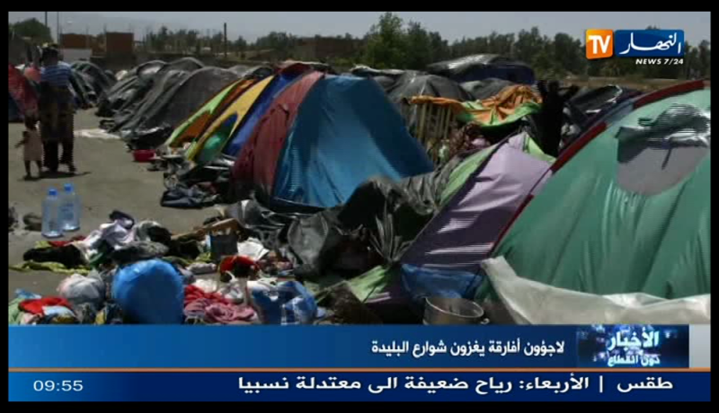بالفيديو: لاجؤون أفارقة يغزون شوارع بوفاريك