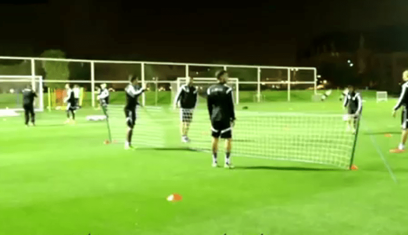 تدريبات المنتخب الوطني الجزائري في الدوحة ليوم 23 مارس 2015