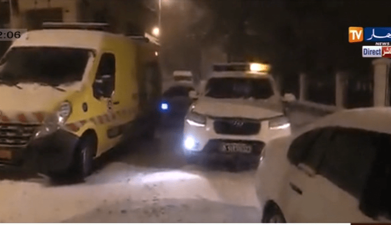 عشرات العائلات عالقة في منعرجات جبال الشريعة بسبب الثلوج