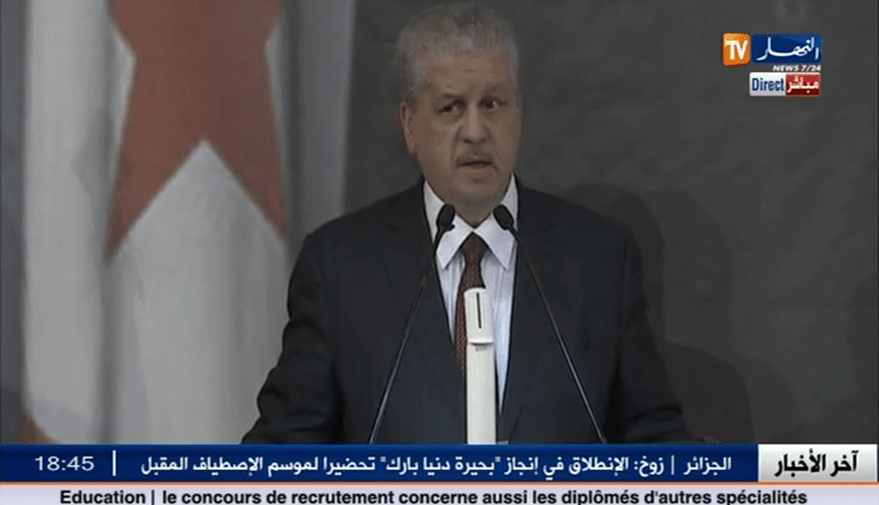 سلال .. الهدف الأسمى للدولة هو التوزيع العادل للثروة