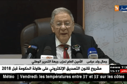 ولد عباس: “ندعم خيارات بوتفليقة والحكومة ليست غنيمة”