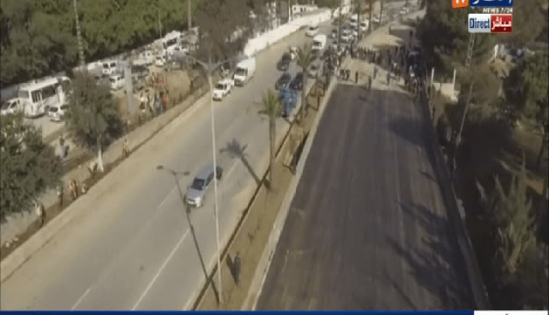 حصري للنهار..صور حصرية من السماء لأشغال طريق بن عكنون