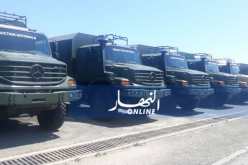 بالصور..وزارة الدفاع تسلم 278 شاحنة من علامة “مرسيدس-بنز” لهيئات عسكرية ومدنية