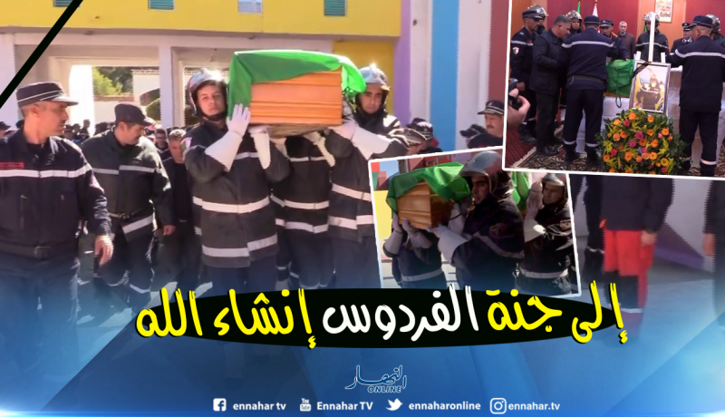 إلقاء النظرة الأخيرة على شهيد الواجب الراحل محمد عاشور